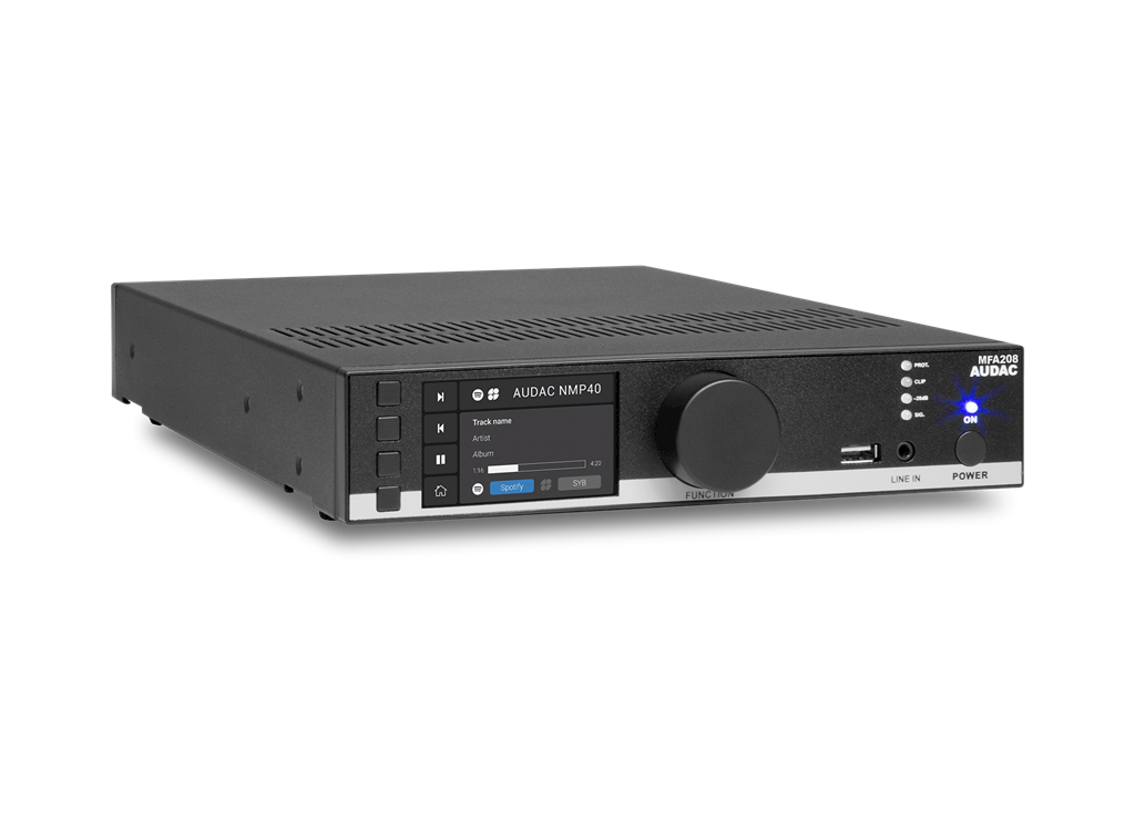 MFA208 AUDAC Install Versterker 