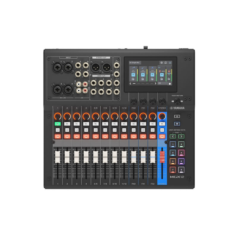 MGX12 B Yamaha Digitale Mengtafel (Zwart)