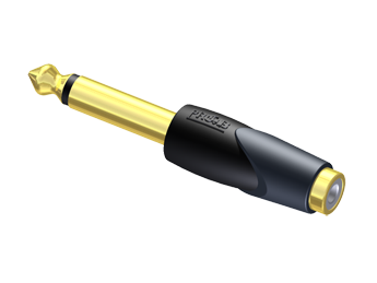 CLP104 ADAPTER CINCH VROUWELIJK NAAR MONO JACK MANNELIJK PROCAB