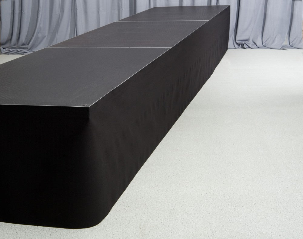 Scheurdoek 140gr/m² Zwart Brandwerend (2.6m x 50m)