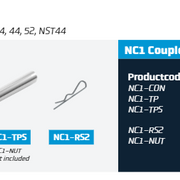 NC1-NUT Next Truss M8 Borgmoer voor NC1-TPS