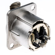 NC3FD-LX Neutrik 3p XLR-chassis D-size Vrouwelijk (Nickel)