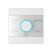 NCP105/W Audac Universele Netwerk/PoE Wandpaneelcontroller (Wit)