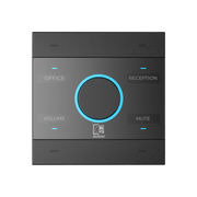 NCP105/B Audac Universele Netwerk/PoE Wandpaneelcontroller (Zwart)