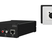WP45M/B AUDAC APG20 SET + MIC IN. (45X45)