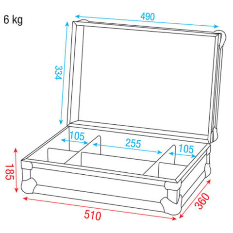Roadie Case Showgear materiaalkoffer