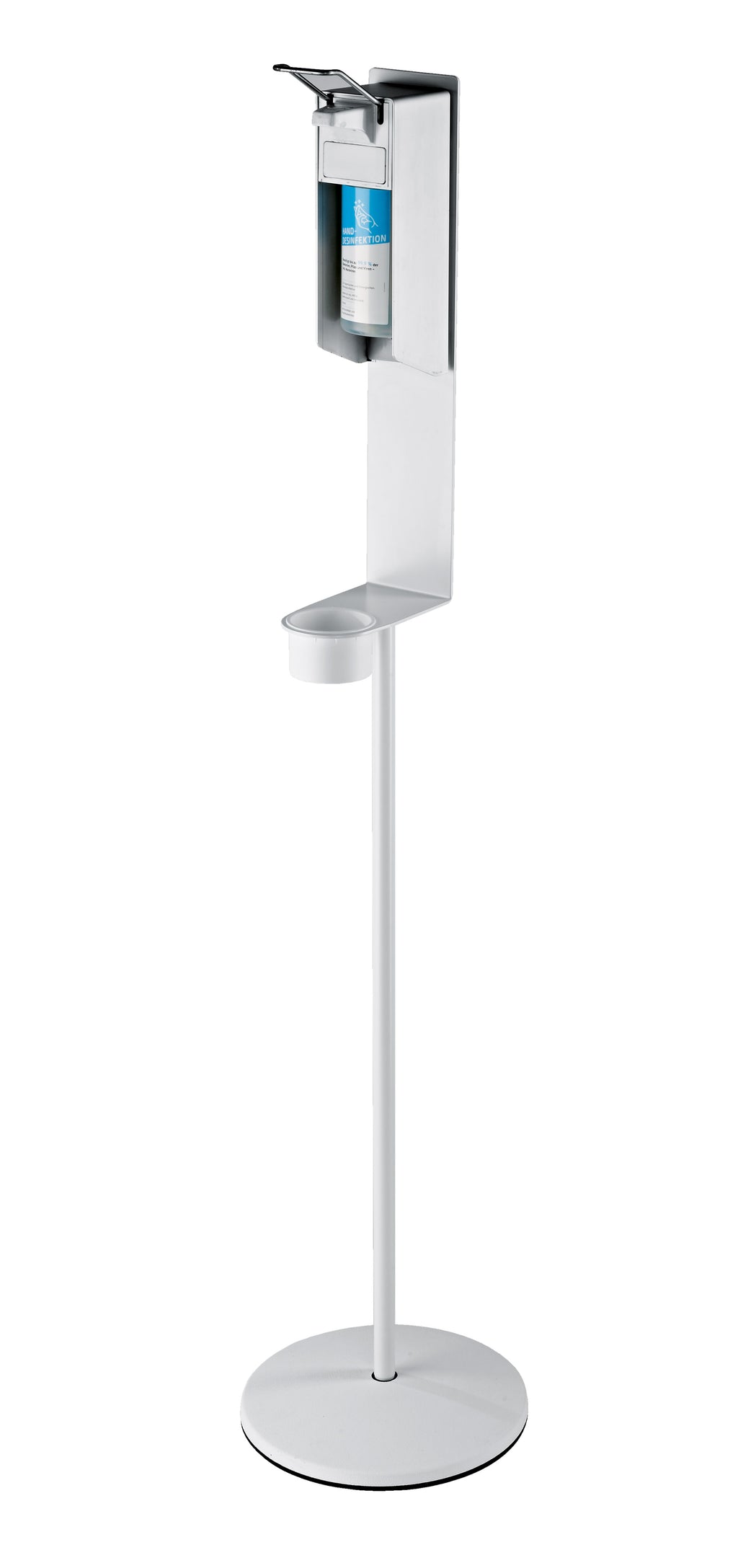 80320 K&amp;M Stand voor Euro-dispenser/Desinfectiemiddel wit 
