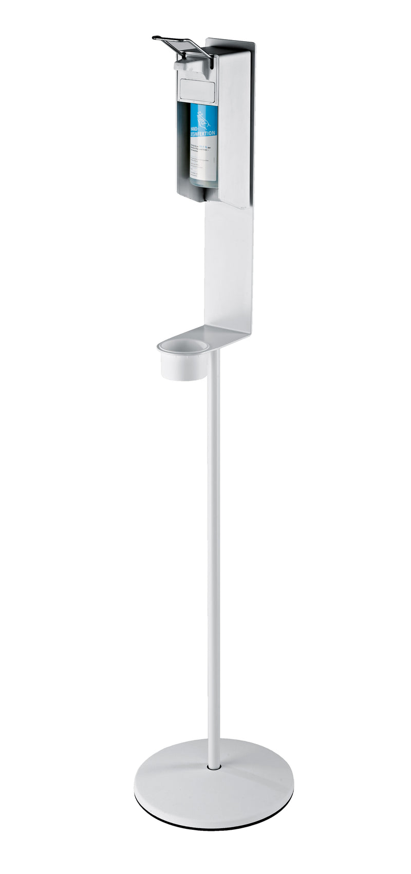 80320 K&amp;M Stand voor Euro-dispenser/Desinfectiemiddel wit 