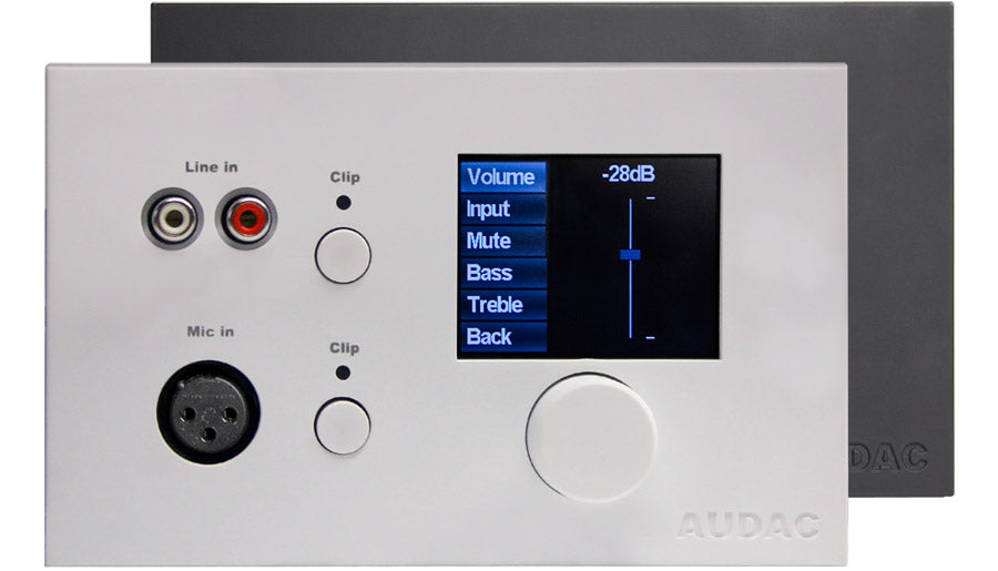 DW5066/B AUDAC DIGITAAL WANDPANEEL VOOR M2 ZWART