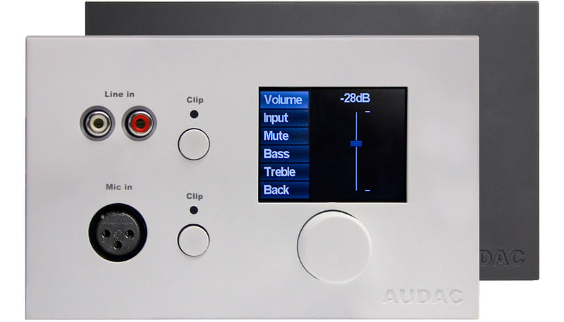 DW5066/B AUDAC DIGITAAL WANDPANEEL VOOR M2 ZWART