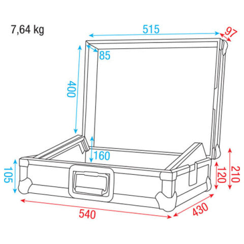 MIXER CASE 19" DAP AUDIO