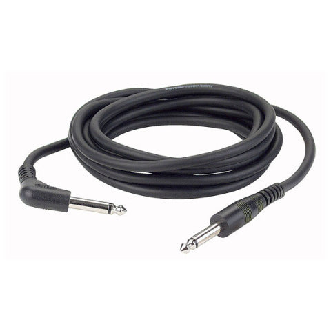 FL10150 DAP-AUDIO / unbal. Jack mono > Jack mono 90° / 1,5M / BLACK