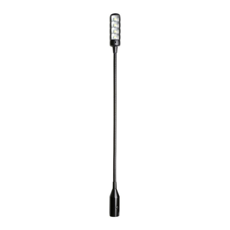 SLED 1 ULTRA XLR 3 Adam Hall Zwanenhalslamp met 4 COB LEDs