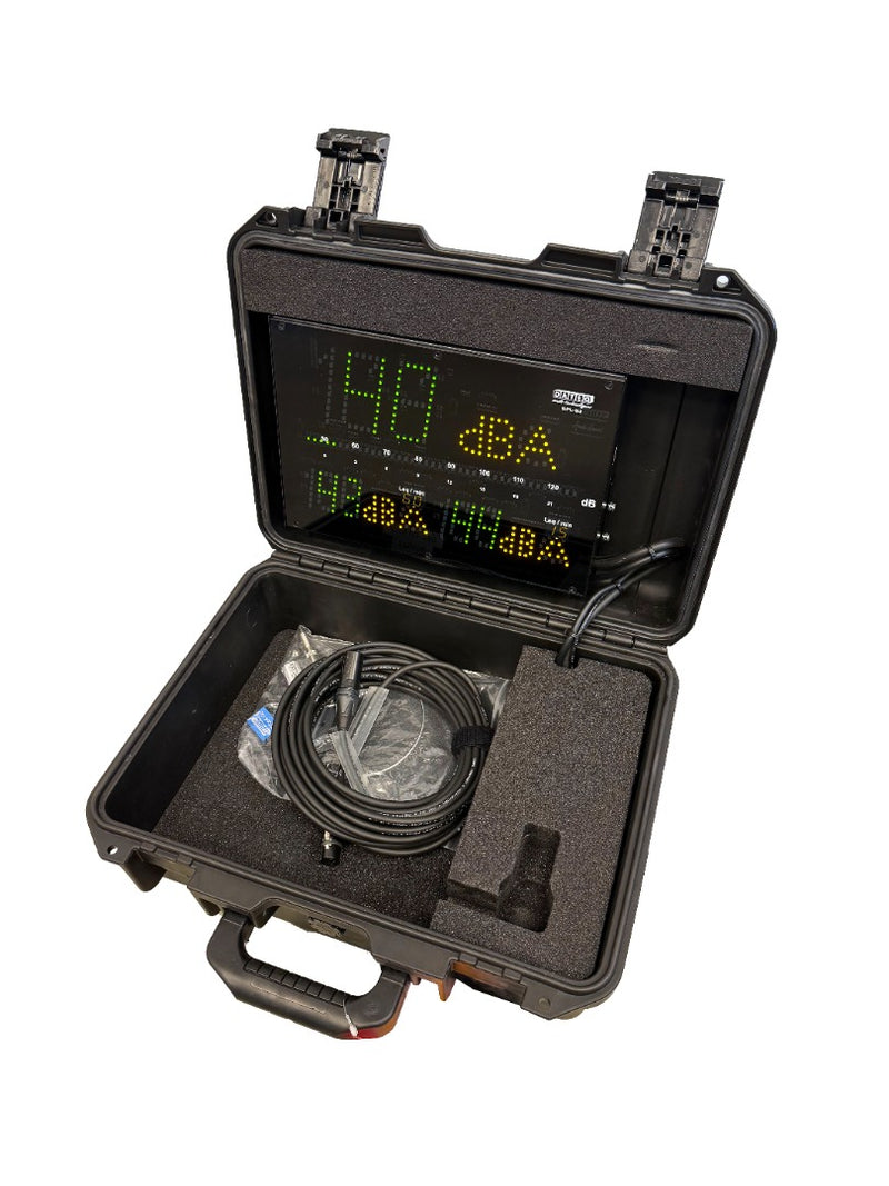 SPL-D3 MK2 DATEQ Decibelmeter display met logfunctie &amp; case