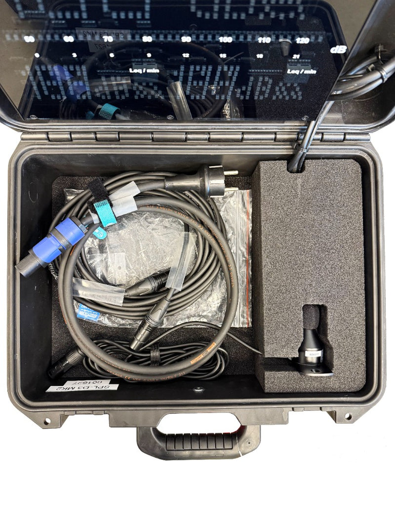 SPL-D3 MK2 DATEQ Decibelmeter display met logfunctie &amp; case