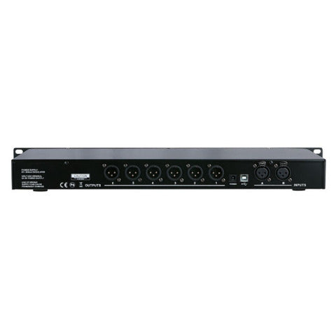 DCP-26 MKII DAP 6-kanaals digitale crossover