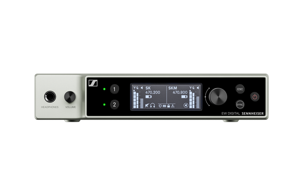 EW-DX EM 2 (R1-9) SENNHEISER 2-Kanaals Ontvanger (520-607.7 MHz)