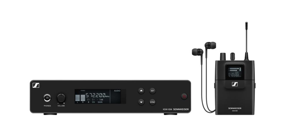 XSW IEM Set (A) Sennheiser Draadloze in-ear set (476-500 Mhz, BE) 