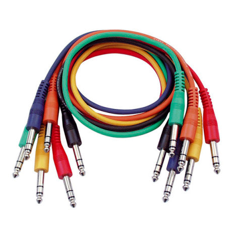 PATCH KABEL JACK STEREO 6 STUKS 60CM DAP AUDIO
