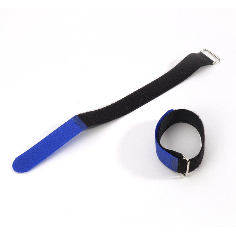 Velcro Kabelbinder Adam Hall 300 x 20 mm Blauw (10 stuks)