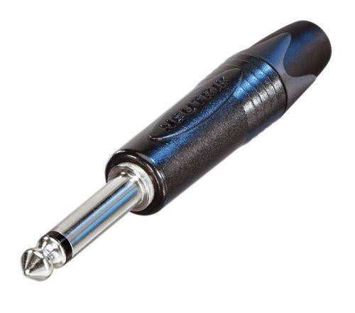 NP2XBAG JACK PLUG MONO 6.3MM ZWARTE BEHUIZING NEUTRIK 