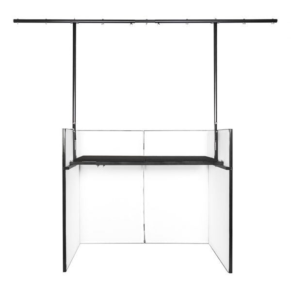 VENTURA PORTABLE HEADLINER DJ-Booth met licht bar 
