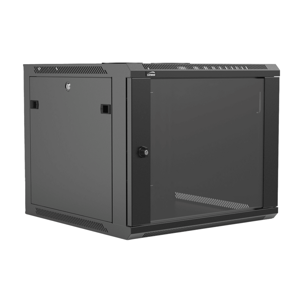 WPR609R/B Caymon 19” Wandrek 9U 600mm Diepte (Zwart)