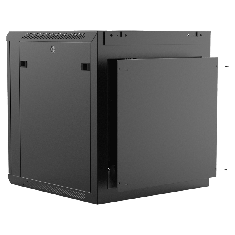 WPR612R/B Caymon 19” Wandrek 12U 600mm Diepte (Zwart)