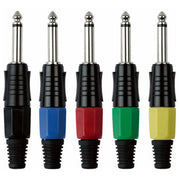 JMK-102BB JACKPLUG 6.3 MONO ZWART MET ZWARTE EINDDOP DAP AUDIO               