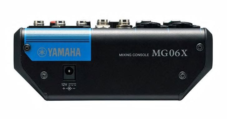 MG06X YAMAHA 6-kanaals analoge mengtafel met FX
