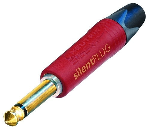 NP2X-AU-SILENT JACK 6.3MM SILENT PLUG (ALLEEN VOOR GITAAR) NEUTRIK