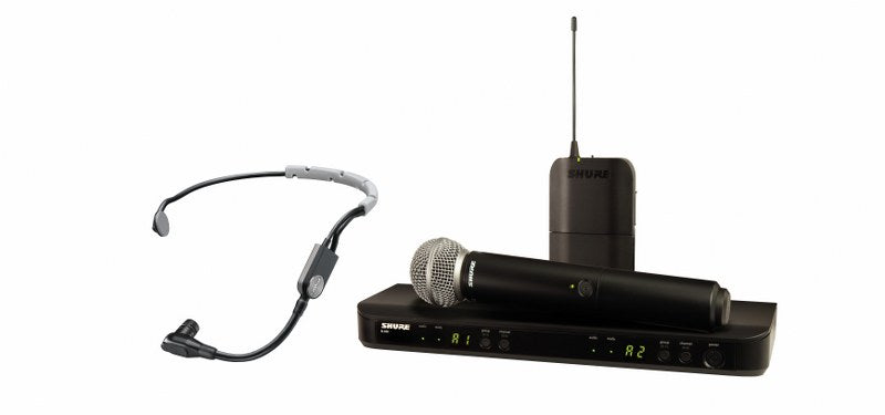 BLX1288E/SM35 SHURE draadloos microfoon systeem met SM35 en SM58 H8E (518-542MHz)