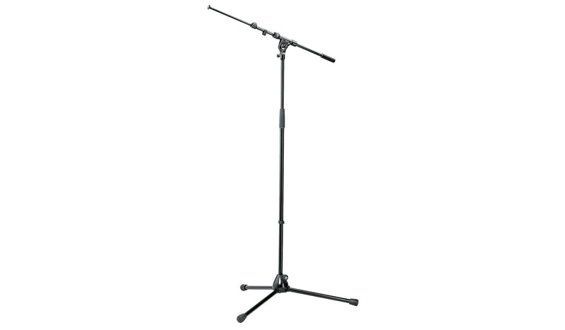 210/9 K&amp;M MICROSTATIEF ZWART MET ZWENKARM