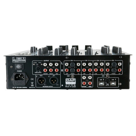 CORE MIX-4 USB DAP 4-kanaals DJ-mixer met USB-interface