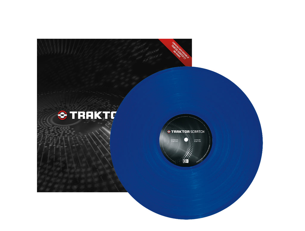TRAKTOR Scratch Control Vinyl Blauw MK2 Native Instruments
