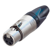 NC4FXX 4P. XLR CONNECTOR FEMALE NEUTRIK
