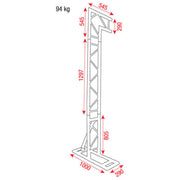 MOBILE DJ TRUSS STAND SHOWTEC