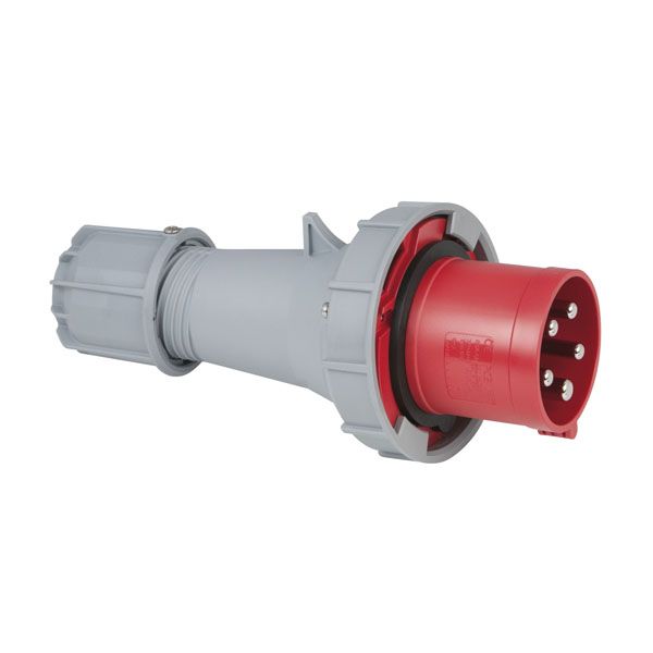 CEE STEKKER 63A 400V 5P PLUG MALE RED IP67 SHOWTEC
