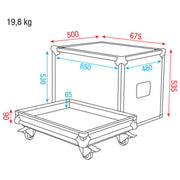 ACA-MULTI STAGEWHEEL FLIGHTCASE DAP AUDIO