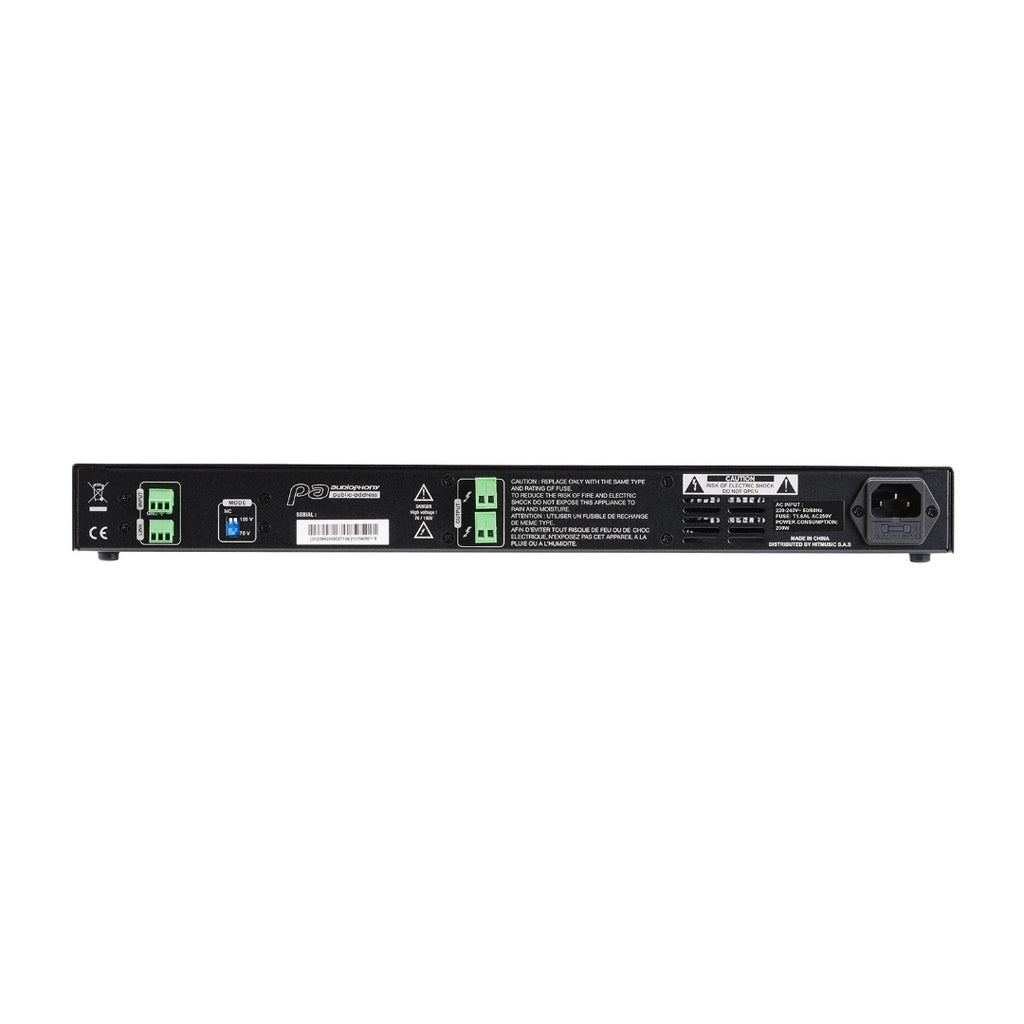 AMP150.1H Audiophony Versterker 100V 1x 150W