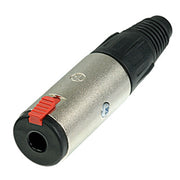  NJ3FC6 JACK 6.3MM CONNECTOR FEMALE SILVER NEUTRIK