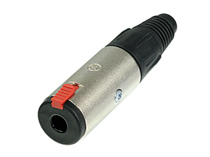  NJ3FC6 JACK 6.3MM CONNECTOR FEMALE SILVER NEUTRIK