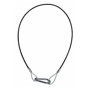 Safety Cable 75cm Wll 75 Kg Zwart Niet Gecertificeerd Showgear