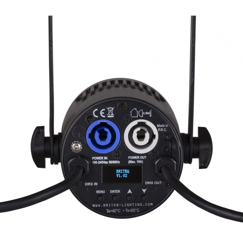 BEAMSPOT1-DMX FC BRITEQ Compacte 15W RGBW pin spot 
