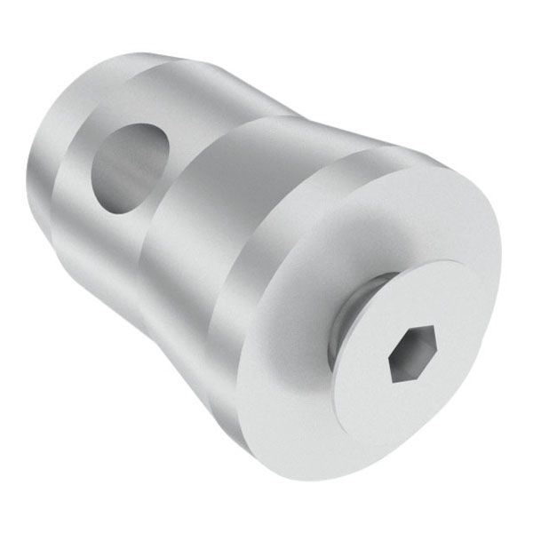 HALF COUPLER +M10 SCHROEF VOOR BASPLATES