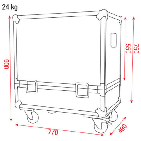 ACA-K CASE FOR  2x K-112/K-115/SPLASH