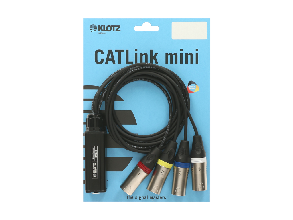 CATLink MINI 4-channel multicore adapter etherCON F - 4 x XLR 3p M