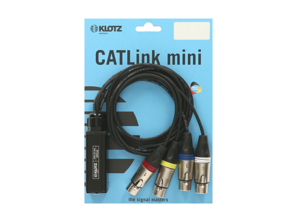 CATLink MINI 4-channel multicore adapter etherCON F - 4 x XLR 3p F