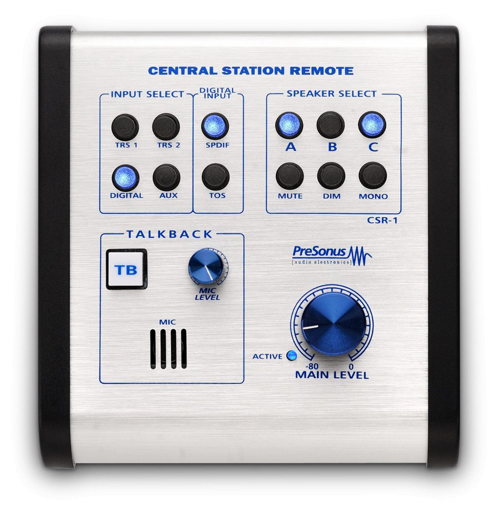 Central Station Plus Presonus Monitor selector