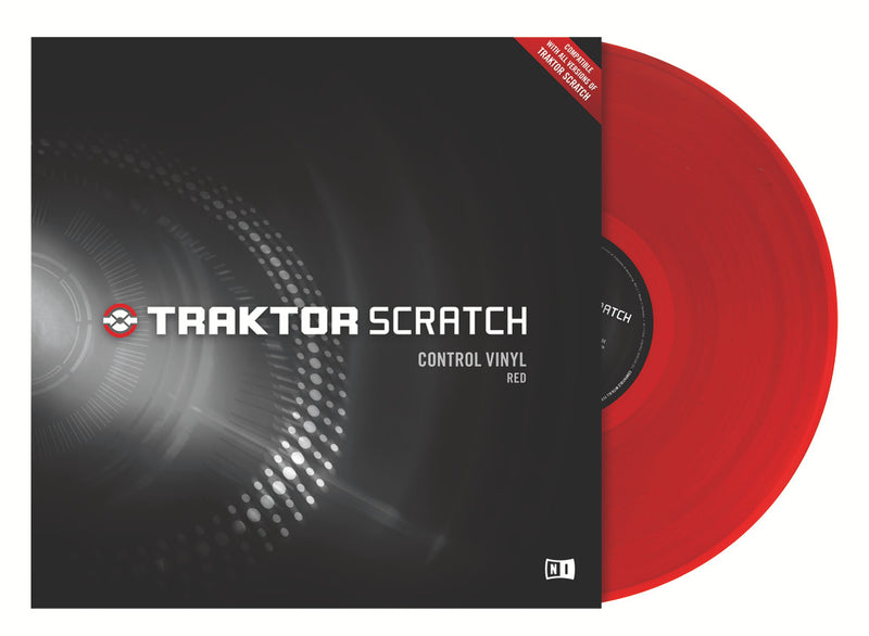 TRAKTOR Scratch Control Vinyl Rood MK2 Native Instruments